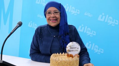 عزيزة بولبيار تحتفل بعيد ميلادها 73 (صور)