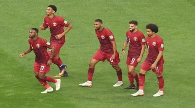المنتخب القطري في نصف نهائي البطولة العربية