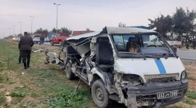 القيروان : حادث مرور يخلف وفاة فتاة وإصابة 10 أشخاص 