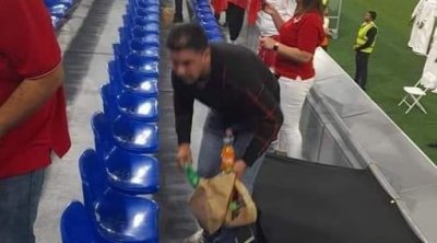 إشادة قطرية بالجمهور التونسي في مباراة نصف نهائي كأس العرب 