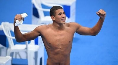 أيوب الحفناوي يتأهل الى نهائي سباق 1500 سباحة حرة في بطولة العالم للسباحة