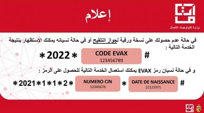 Tunisie :Un service SMS pour suppléer un Passeport Vaccinal