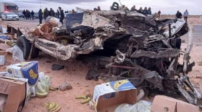 3 قتلى في حادث مرور خطير بمدنين (صور)