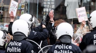 Arrestations à Bruxelles pour éviter des manifestations contre les mesures anti-Covid