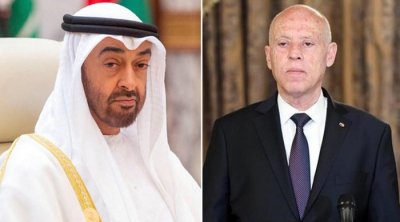 قيس سعيد يوجه رسالة خطية لمحمد بن زايد ولي عهد أبوظبي