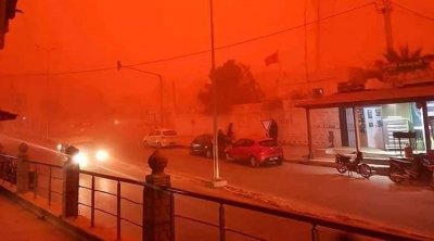 تحذير مستعملي الطريق بسبب الرياح القوية في ولايات الجنوب 