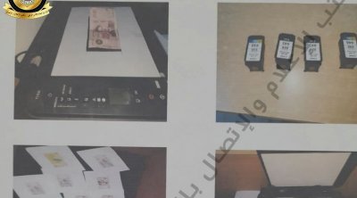 السيجومي : القبض على شاب يقوم بتدليس العملة التونسية (صور)