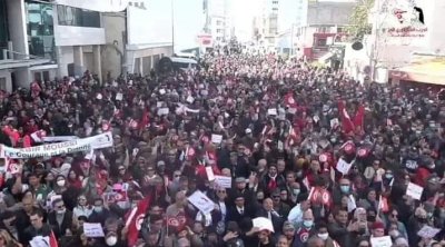 وقفة احتجاجية للدستوري الحر للمطالبة بإنهاء الفترة الاستثنائية