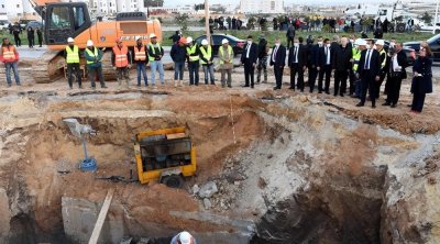 انتهاء الأشغال في مفترق بن دحة و استئناف التزويد بالماء