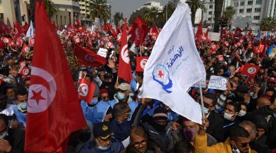 حركة النهضة تدعو أنصارها للتظاهر يوم الأحد في شارع الحبيب بورقيبة