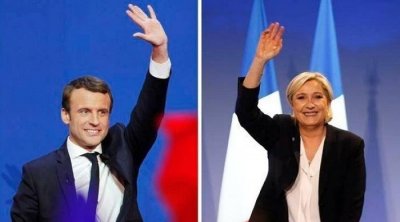 ماكرون ولوبان إلى الجولة الثانية بسباق الإليزيه
