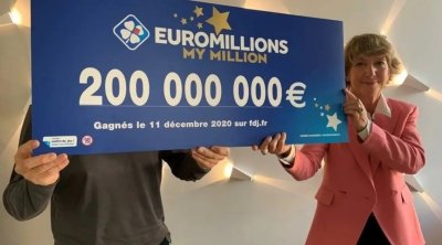 فرنسي يفوز بـ200 مليون يورو ويتبرع بها