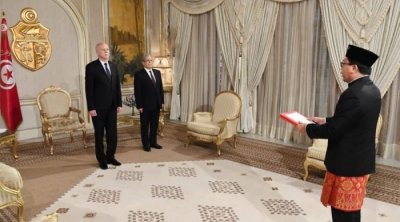 Saïed reçoit les lettres d’accréditation des ambassadeurs d’Indonésie et de Russie
