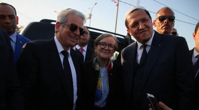 رئاسة الحكومة تحذف صورة نجلاء بودن مع حسن الشلغومي 