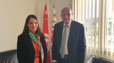 نجيب الشابي يلتقي القائمة بأعمال سفارة الولايات المتحدة الأمريكية 