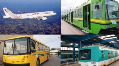 تونس : إضراب عام في قطاع النقل غدا الخميس 