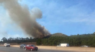 دخان كثيف في الطريق السيارة تونس الحمامات: الحرس الوطني يحذر