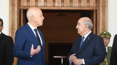 سعيد يعزي تبون اثر وفاة جزائريين بسبب الحرائق