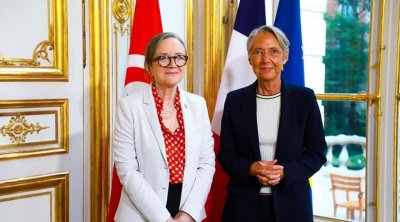 Bouden s’entretient avec Elisabeth Borne à Paris 