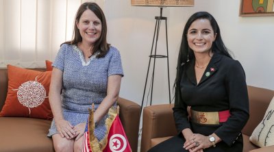 تفاصيل لقاء ألفة الحامدي بناتاشا فرانشيسكي