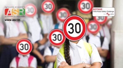 جمعية سفراء السلامة المرورية تنظم عودة مدرسية آمنة تحت شعار ''وين تشوفنا ...خليـــــــــك في 30 كم/ الس''