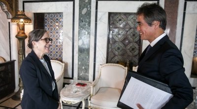 Bouden reçoit l'ambassadeur du Japon en Tunisie 