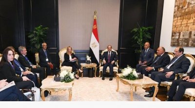Cop 27 :Abdelfattah al-Sissi reçoit Giorgia Meloni à Charm Cheikh