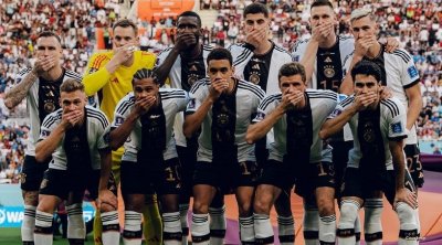 حركة إحتجاجية للاعبي ألمانيا في أولى مواجهات مونديال قطر