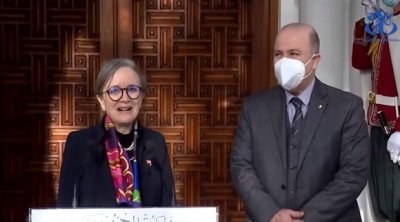 Najla Bouden en visite de travail en Algérie