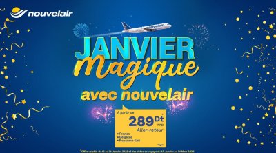 Un Janvier magique avec Nouvelair !