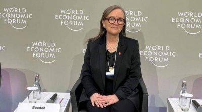 نجلاء بودن تشارك في منتدى دافوس