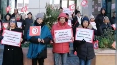 عبير موسي تحاول إقتحام مكتب المنتظم الأممي عبر مأوى السيارات