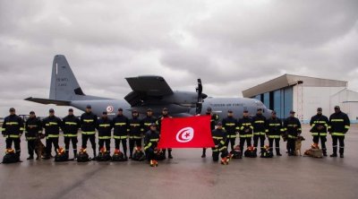 تونس : إقلاع طائرة عسكرية في اتجاه مطار حلب بسوريا (صور)