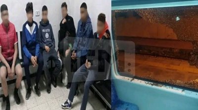 بن عروس : القبض على مراهقين قاموا برشق القطار بالحجارة و تهشميه 