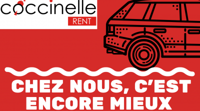 Coccinelle offre le prix de location de voiture le moins cher sur le marché : 1,625 DT/ TTC l’heure !