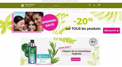 Lancement du site Yves Rocher: le végétal se met au digital