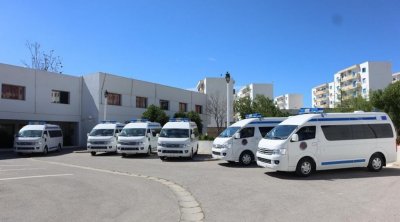 La Tunisie reçoit six ambulances, un don de la Chine