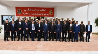 وزير الداخلية يؤكد على ضرورة تدعيم سلك الحرس الوطني بشريّا وماديّا 