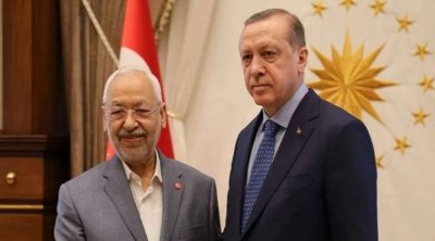 راشد الغنوشي يهنئ أردوغان بفوزه بولاية رئاسية جديدة