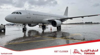 Tunisair reçoit le premier avion Airbus A320 TS-ITA