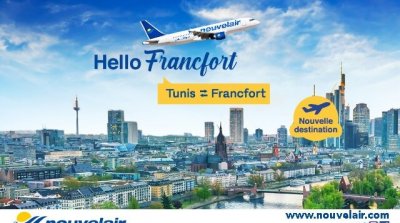 Nouvelair lance une nouvelle liaison reliant Tunis à Francfort