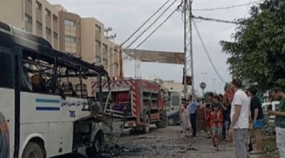 أريانة: احتراق حافلة خاصة في المنيهلة