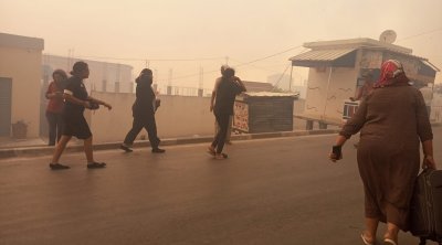 طبرقة : إجلاء كافة متساكني ملولة بسبب إتساع رقعة الحرائق (صور)