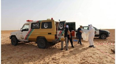 ليبيا تعثر على 6 جثث  لمهاجرين أفارقة على الحدود التونسية