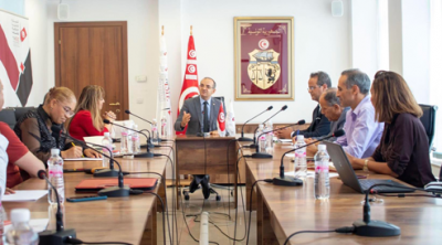 ISIE: Séance de travail avec une délégation de la télévision et de la radio nationales