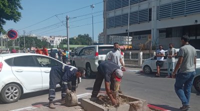 بلدية تونس: الحملات على الإنتصاب الفوضوي ستتواصل حتّى تستعيد العاصمة رونقها