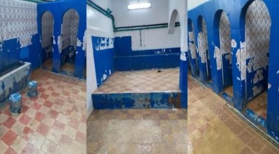 وقع ترميمه بكلفة 5 مليارات منذ شهر : صور صادمة لحمّام بنت الجديدي
