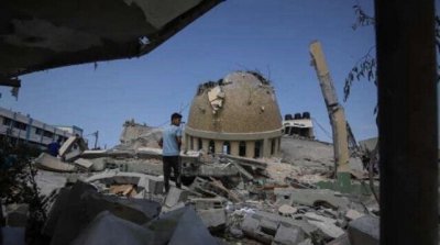 L’armée israélienne détruit la mosquée ''Ahmed Yassine'' à Gaza