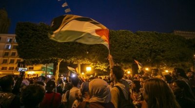 وقفة تضامنية مسائية بتونس العاصمة لمساندة فلسطين