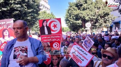 Les partisans du PDL réclament la libération d’Abir Moussi